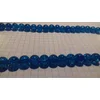 Ispucale staklene perle kugla 8 mm tamno plava