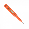 IR 5-v-1 elektronski tester napetosti 12–250 V z zaslonom – test indukcije, prevodnosti in enosmerne polarnosti, oranžen