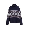 TOMMY HILFIGER Pulover mornarska/rdeča/bela