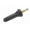 TPMS gumijasti ventil za OEM Schrader TR413 senzor, popolnoma nov s kromirano kapico – DVE LOČENI DELI (ventil in aluminijasta kapica)