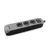 234-415 UTIČNICA 3-STRUKA L=1,4M SA SKLOPKOM + USB A+C