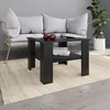 Stolić za kavu crni 60 x 60 x 42 cm od konstruiranog drva