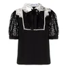 Self Portrait Ženska bluza AW21016TA-BLACK, Crna