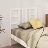 Uzglavlje za krevet bijelo 106 x 4 x 100 cm od masivne borovine