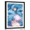 Plakat s paspartujem virtualna misel - 40x60 no frame