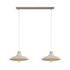 Brilagi - LED Luster na sajli FLAMENGO 2xE27/60W/230V bež