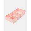 Sinsay - Pleteni organizatori 4 pack - pastelno roze