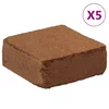 Blokovi od kokosovih vlakana 5 kom 5 kg svaki 25 kg ukupno