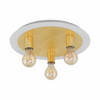 Eglo 97492 - LED plafonska svetiljka PASSANO 3xE27/4W/230V zlatna