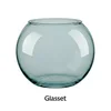 Steklena vaza Glasset Olivia Mossy zelene barve