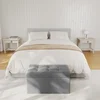 Songmics Shranjevalna klop 76x38x38 cm Siva