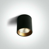 STROPNA SVJETILJKA LED/7W/3000K/500Lm/230V DIMM CRNA
