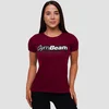 GymBeam Ženska majica Beam Burgundy