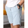 Sinsay - Slim fit šorts - bledoplavo