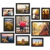 Giftgarden – Set 10 črnih okvirjev za slike