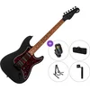 PSD Guitars STC-100M-HSS SET 2 Matte Black Električna kitara