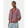 Roxy Pletena jopica Deep As The Ocean EBJSW00157 Bordo rdeča Regular Fit