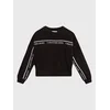Calvin Klein Jeans Pulover Logo Tape IG0IG01847 Črna Regular Fit