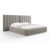 Postelja Beckley 112 (Bluvel 13) Zakonske, Siva, 140x200, Blago, Posteljno dno, 200x230x100cm