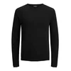 JACK & JONES Pulover Hill  črna