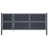 Vrtna vrata Čelik 350x125 cm Antracit