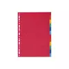Pregradni karton A4 Exacompta 2012E color 1/12