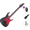 Ibanez GRG131DX-BKF SET Black Flat Električna kitara