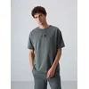Tommy Life Majica T-Shirts antracit