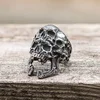 Prstan Roaring Multifaceted Skull - 11084-SI-BXG