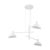 Luster na sajli ARTIS 3xE14/40W/230V bela