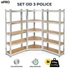 ePRO metalna montažna polica SET 1 kom ugaona 180x90x40 + 2 kom standard 180x90x40/ metal-drvo