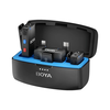 Mikrofon BOYA Boyamic (2 TX + 1 RX + Charging Case), bežični, USB C crni