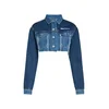 KARL LAGERFELD JEANS Prehodna jakna modra / temno modra
