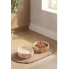 Paws & Whiskers Set činija za hranu za kućne ljubimce, 2 komada, Braon