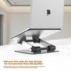 Escase Stalak za laptop, Podesiv, Srebrne boje