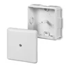 NADOMETNA DOZA IP55 90x90x40mm BELA 0226-00 BREZ VLOŽKA 6 gumijastih vtičnic
