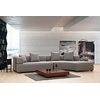 Atelier del Sofa Ugaona garnitura Gondol 105x70x180cm Siva