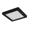 Globo 12380-12B - LED stropna svetiljka LASSE LED/12W/230V 3000/4000/6500K crna