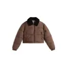 Tommy Jeans Prehodna jakna čokolada / črna