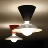 Stilnovo Fante LED stropna svetilka, 2700 K, rdeča - Dnevna soba/jedilnica - Dizajn - rdeča prašno barvana, bela (RAL 9010) - Plastika