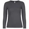 MAJICA DUGI RUKAVI B&C #E150/WOMEN LSL TAMNOSIVA XL * DO ISTEKA ZALIHA