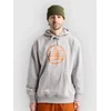Burton Family Tree moški pulover s kapuco gray heather
