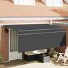 Povlačivi tende Antracit 350 x 200 cm Poliester i aluminij