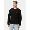 Tommy Jeans Pulover Flag DM0DM23405 Črna Regular Fit