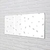 tulup.si Steklena slika Sive ptice 120x60 cm 2 obešalnika