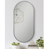 Ceramica Lux Ogledalo alu-ram, 55x100 elipsa, Touch-dimer pozadinski CL39, Srebrni