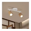 Brilagi - Stropni spot MODERN WOOD 2xGU10/8W/230V drvo/bela