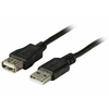 EFB Podaljšek USB A-A 1,5m EFB črn dvojno oklopljen K5248SW.1,5
