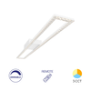 Braytron LED plafonjera BRY-CRYSTAL-C-40W-3U1-DALJINSI-BELA