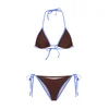 LSCN by LASCANA Bikini moder denim / temno rjava